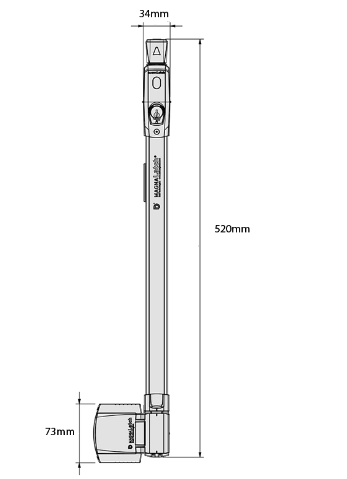D&D Technologies DD TECH MAGNALATCH TOP PULL SERIES W/TRUCLOSE HINGE