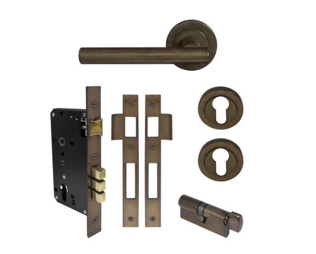 Windsor Premium NZ Charleston Round Rose Entrance Set - E85 Price Per Set Available in 13 Colours