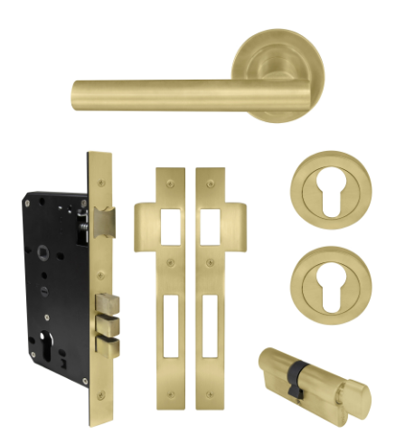 Windsor Premium NZ Charleston Round Rose Entrance Set - E85 Price Per Set Available in 13 Colours