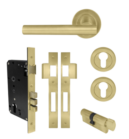 Windsor Premium NZ Charleston Round Rose Entrance Set - E85 Price Per Set Available in 13 Colours