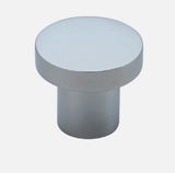 Iver Osaka Cupboard Knob P28 x D32mm  - Available in 6 colours : Signature Brass ,Matt Black ,Polished Chrome ,Brushed Chrome ,Satin Nickel & Brushed Brass