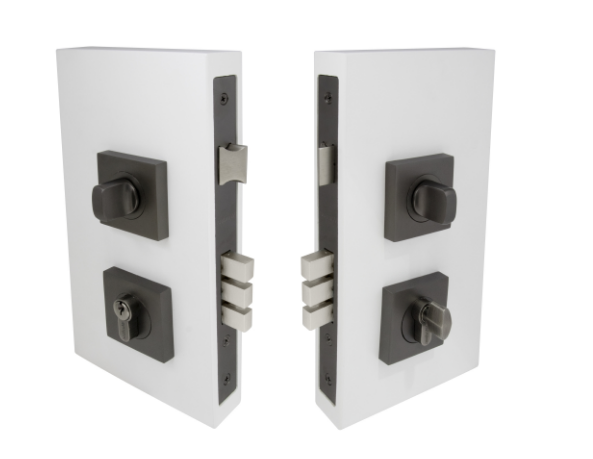 Windsor Premium NZ Pull Handle Double Turn Lock Square 60mm Available in 6 Colours
