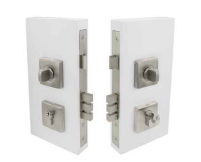 Windsor Premium NZ Pull Handle Double Turn Lock Square 60mm Available in 6 Colours