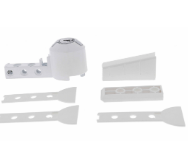 Carbine Australia Sliding Window Vent Lock With C4 Cylinders White ,Silver & Black
