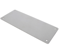 Carbine Australia Carbine Plain Plate 200mm x 85mm Stainless Steel