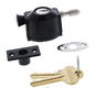 Carbine Australia Mini Bolt With C4 Wafer Type Cylinders Available in 4 Colours : White ,Silver ,Brown & Black
