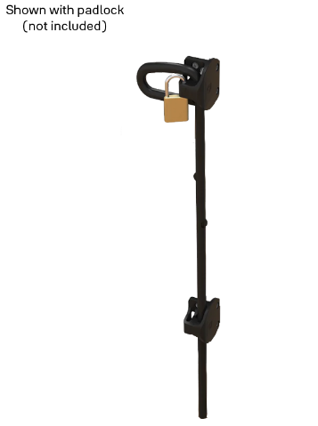 D&D Technologies DD TECH  Q-BOLT 24"(610mm) & 40"(1020mm) NARROWBRACKET FOR METAL BLACK