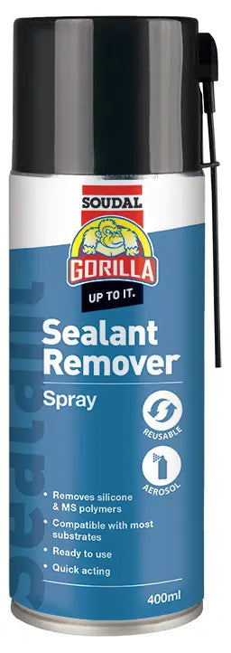 SOUDAL GORILLA SEALANT REMOVER SPRAY 400ML - PRICED PER UNIT - MINIMUM ORDER QUANTITY 12 UNITS