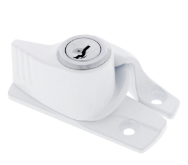 Carbine Australia Sash Window Vent Lock With C4 Cylinders Available in 4 Colours : White ,Silver ,Brown & Black