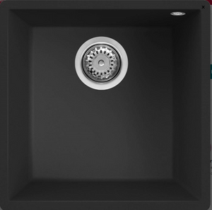 BURNS & FERALL ELLECI KERTEK+ PURE BLACK 400 x 400 ,500 x 400 & 540 x 400 UNDERMOUNT SINK