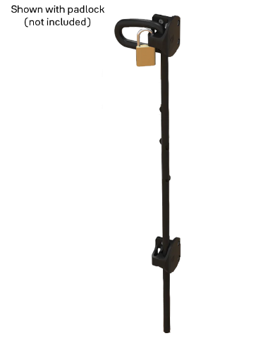 D&D Technologies DD TECH  Q-BOLT 24"(610mm) & 40"(1020mm) NARROWBRACKET FOR METAL BLACK