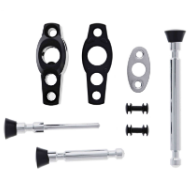 Carbine Australia Multi Bolt Less Cylinder Available in 4 colours : White ,Silver ,Black & Polished Brass