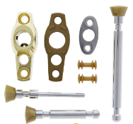Carbine Australia Multi Bolt Less Cylinder Available in 4 colours : White ,Silver ,Black & Polished Brass