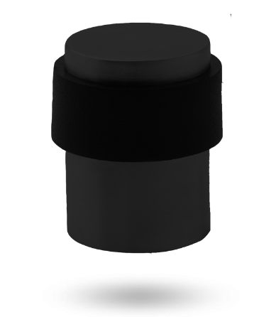 ASSA ABLOY LOCKWOOD FLOOR MOUNT DOOR STOP 30MM  STAINLESS STEEL & MATT BLACK