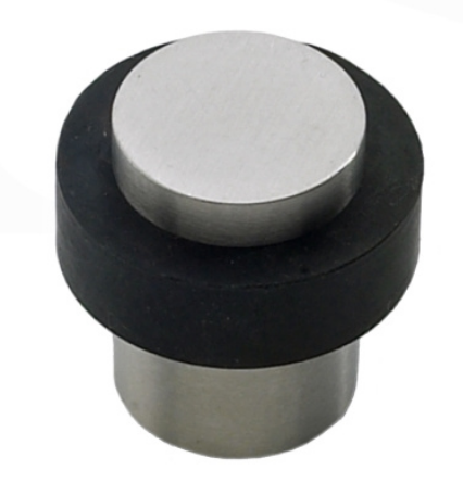 ASSA ABLOY LOCKWOOD FLOOR MOUNT DOOR STOP 30MM  STAINLESS STEEL & MATT BLACK