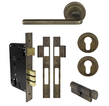 Windsor Premium NZ Chalet Round Rose Entrance Set - E85 Priced Per Set Available in 13 Colours