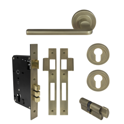 Windsor Premium NZ Chalet Round Rose Entrance Set - E85 Priced Per Set Available in 13 Colours