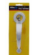 Carbine Australia Pull Handle for Rim Cylinder 325mm x 54mm Hole Diam - No Exposed Fixings Satin Chrome