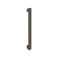 MILES NELSON ENTRANCE DOOR M1 SQUARE DOOR PULL 316SS MARINE GRADE STAINLESS STEEL 600MM SATIN GRAPHITE (BACK TO BACK PAIR)