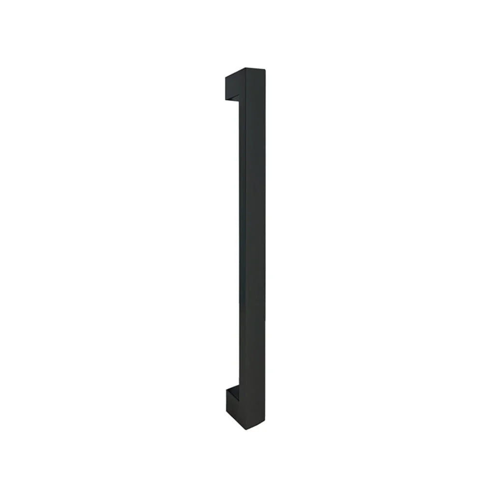 MILES NELSON ENTRANCE DOOR M1 SQUARE DOOR PULL 316SS MARINE GRADE STAINLESS STEEL AND BLACK FINISH 300,450,600,900,1200MM (BACK TO BACK PAIR)