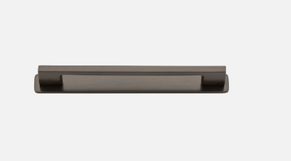 Iver Cali Cabinet Pull Handle With Backplate Signature Brass - Centre to Centre Available in 4 sizes : 96mm ,128mm ,160mm & 256mm