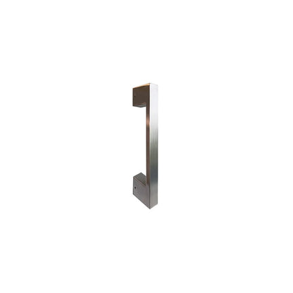 MILES NELSON ENTRANCE DOOR M2 SQUARE DOOR PULL 316SS MARINE GRADE STAINLESS STEEL AND BLACK FINISH 300,450,600,900MM (BACK TO BACK PAIR)