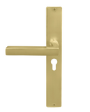 Windsor Premium NZ Federal Square Longplate E48 Keyhole Price Per Pair - Available in 13 Colours