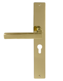 Windsor Premium NZ Federal Square Longplate E48 Keyhole Price Per Pair - Available in 13 Colours