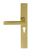 Windsor Premium NZ Federal Square Longplate E48 Keyhole Price Per Pair - Available in 13 Colours