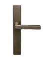 Windsor Premium NZ Federal  LongPlate Square Dummy Lever Left Hand - Available in 13 Colours