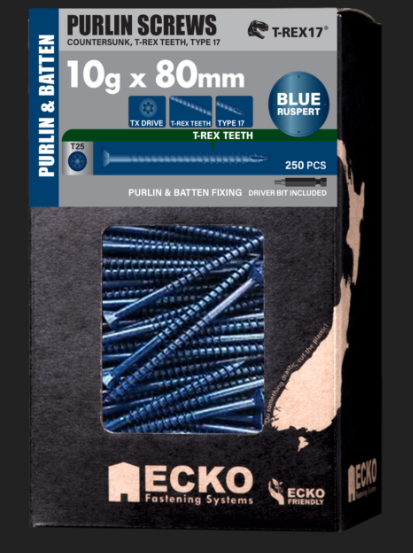 Ecko Purlin Screws 10G-80 Pack of 250 & 1000