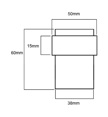 ASSA ABLOY LOCKWOOD FLOOR MOUNT DOOR STOP 60MM  SATIN CHROME PEARL & MATT BLACK
