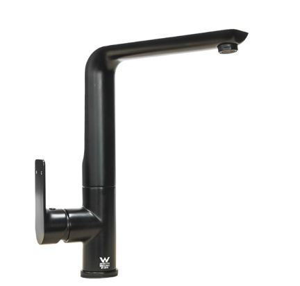 Blanco Germany Mixer Tap Flat Polished Chrome & Matt Black