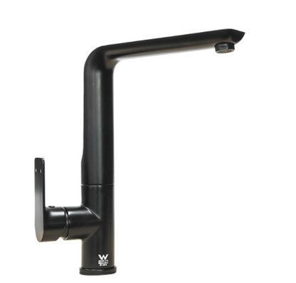 Blanco Germany Mixer Tap Flat Polished Chrome & Matt Black