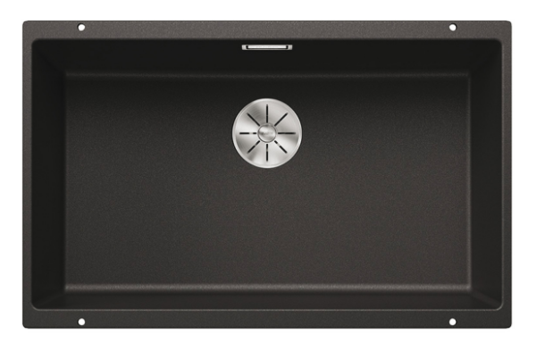 Blanco Germany Subline 700-U Sink, Blanco Silgranit Range - Black ,Anthracite ,Rock Grey ,Tartufo ,Soft White & White