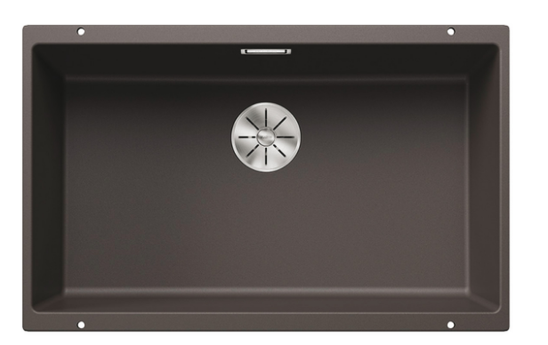 Blanco Germany Subline 700-U Sink, Blanco Silgranit Range - Black ,Anthracite ,Rock Grey ,Tartufo ,Soft White & White