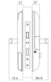 YALE YDM3109A DIGITAL MORTICE LOCK SMART-READY - 60MM