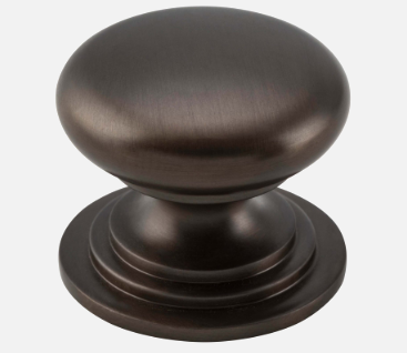 Iver Sarlat Cupboard Knob P27 x D32mm  - Available in 9 colours : Polished Brass ,Signature Brass ,Matt Black ,Polished Chrome ,Brushed Chrome ,Distressed Nickel ,Polished Nickel ,Satin Nickel & Brushed Brass