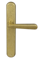 Windsor Premium NZ Villa Longplate Oval Dummy Lever Left Hand - Available in 13 Colours