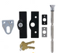 Carbine Australia Patio Bolt With C4 Wafer Type Cylinders Available in 4 Colours : White ,Silver ,Brown & Black