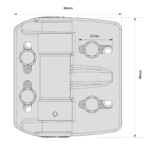 D&D Technologies DD TECH TRUCLOSE MULTI-ADJ HINGE FOR METAL GATE -REGULAR