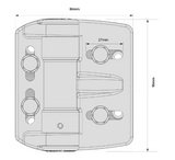 D&D Technologies DD TECH TRUCLOSE MULTI-ADJ HINGE FOR METAL GATE -REGULAR