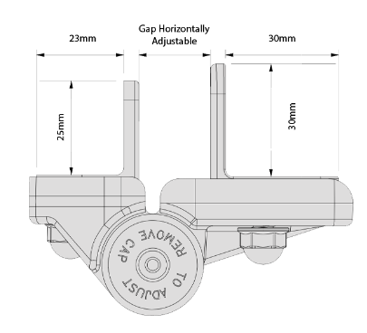 D&D Technologies DD TECH TRUCLOSE MULTI-ADJ HINGE FOR METAL GATE -REGULAR