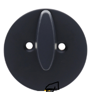 Carbine Australia Residential - 60/70mm Backset Single & Double Cylinder, 5 Pin Deadbolt Matte Black Satin Nickel