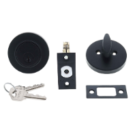 Carbine Australia Residential - 60/70mm Backset Single & Double Cylinder, 5 Pin Deadbolt Matte Black Satin Nickel