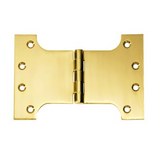 Lohala Hinge Brass Parliament 100mm x 150mm x 4.0mm - Available in 3 Colours : Brushed Nickel ,Bronze & Polished Brass