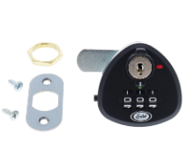Carbine Australia Lenlok 3 Dial Lock Teardrop Design, Resettable, Key Override Black