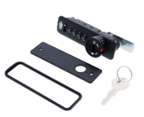 Carbine Australia Lenlok 4 Dial Lock, Private Function, Key Over Ride - Left Hand ,Right Hand & Vertical - Black