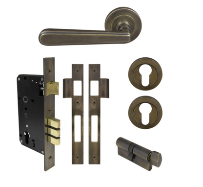 Windsor Premium NZ Villa Round Rose Entrance Set - E85 Priced Per Set Available in 13 Colours