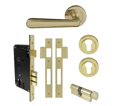 Windsor Premium NZ Villa Round Rose Entrance Set - E85 Priced Per Set Available in 13 Colours